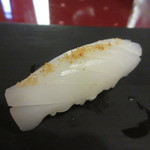 奴寿司 - アオリイカ (すだち・うに塩)