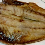 割烹 秀 - 焼魚定食（アジ） あっぷ