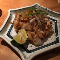 並木橋なかむら - 活きばい貝の七味醤油炙り