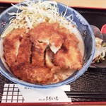 めん処まるいち - 自家製しょうゆのチキンカツ丼５４０円（税込、ランチパスポート価格）