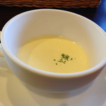 ビストロ スミレ - ランチセットのスープ(とうもろこしの冷製)