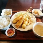 串揚 やまと - 串揚げ定食