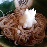 土合やぶ - 土合やぶ　辛みおろし蕎麦　極細麺です
