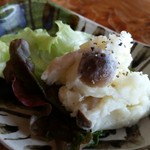 土合やぶ - 土合やぶ　デザートを変更のポテサラ