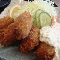 うおまん 西梅田本店 - ２０１１０２訪問　ランチ　カキフライ