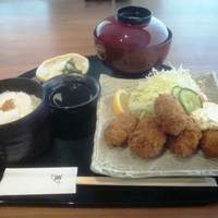 うおまん 西梅田本店 - 201102　訪問　ランチ　カキフライ定食全貌　1000円税込