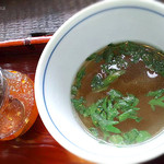 猫猫 - スープとスィートチリソース