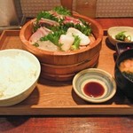 おらい食堂 - 刺盛定食