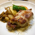 ゆたか - 豚肉のソテー キノコ添え