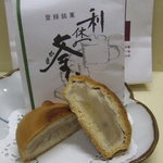 左海銘菓司 宝泉 - 登録銘菓『利休の釜』　１６８円