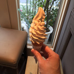 ジェラテリア アクオリーナ - ダージリンのジェラートソフト（620円）