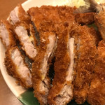 とんかつ知多家 - とんかつ2枚とチキンカツ