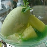 表参道うかい亭 - 私のデザート  ３種のメロン