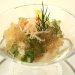 レストランひらまつ レゼルヴ - 特別ランチ<平日限定> 1980円 の海老と蟹のムース