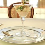 レストランひらまつ レゼルヴ - 特別ランチ<平日限定> 1980円 の海老と蟹のムース