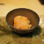 鮨 まるふく - 甘海老 このこ和え