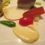 レストラン 間 - 山ウドと鰆のガトー　春の香り