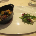 山芋と牛タンご飯