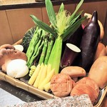 天麩羅 巽 - 本日の野菜たち