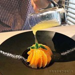 イザイ - 旬の柑橘を使ったドーム と そのジュレ