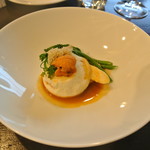 アキヒサ ハンダ - 利尻産雲丹、毛ガニ、ムースリーヌ