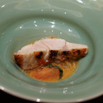 茶禅華 - 金目鯛の焼物、発酵トマト