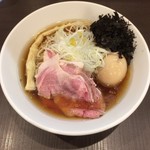 麺屋りゅう - 冷やし淡麗煮干しそば + 味玉