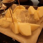 多助割烹 - デザートリンゴ