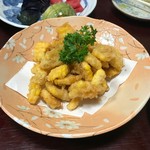 奥ながら - トウモロコシの天麩羅は甘くてカリッと旨い