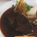 牛ほほ肉の赤ワイン煮込みアップ