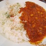 ガーデン＆クラフツ カフェ - ('11/2)ひよこ豆入りオリジナルチキンカレーライス