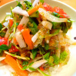 焼酎と手しごと料理の店　まさや - ◆野菜だけのさっぱりサラダ