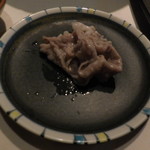 瀬里奈 - スープでしゃぶしゃぶした神戸牛の最優秀賞受賞牛のサーロイン・その１です。