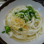 手打ちうどん 上田 - かけうどん 200円