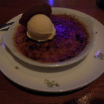 瀬里奈 - 食後のデザートのクレームブリュレです。