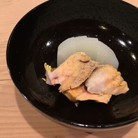 うを徳 - 京野菜の含め煮とあん肝のクルミスモーク