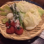 Yamagata Ryouri To Jizake Koara - 旬野菜の三五八蒸し