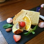 mob. - 栗のパイとシュフォンケーキ