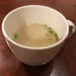 スラジュ 和泉店 - セットのスープ