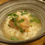 原始焼・二代目・魚々子 - 白身魚の胡麻味噌茶漬