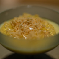 六雁 - 冷たい前菜　牛乳豆腐の玉〆
