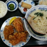 金福 - 鶏の唐揚げランチ(税込680円)