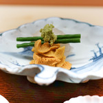 松川 - 唐津の赤雲丹と鯛