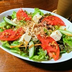 Cafe BLANCO - 豚しゃぶと豆腐のサラダうどん
