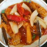 中国レストラン 雪園 - 酢豚