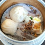 中国レストラン 雪園 - 点心三品 (小籠包･四色焼売･海老蒸し餃子)