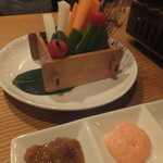 薩摩おでんと炉端焼つむぎ - 有機野菜のスティック