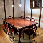 明道町中国菜 一星 - 奥の蔵にある個室テーブル席