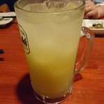 串焼き　鳥吉 - シークァーサーハイ（大ジョッキ、550円＋税）