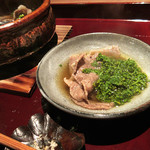 二条城ふる田 - 8】京都牛と花山椒鍋(2017.4月)